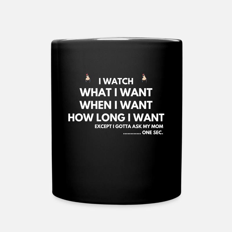 K-Drama Lover Drôle KDrama Maman - Mug uni - noir
