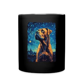 Presa Canario Nuit étoilée - Mug uni - noir - Devant