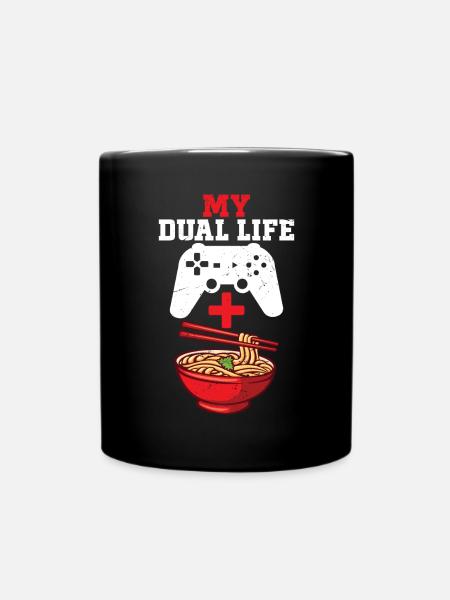 Ramen Und Gaming Japan Anime Manga Otaku - Tasse einfarbig - Schwarz