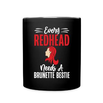 Redhead Gifts - Tasse einfarbig - Schwarz - Vorne