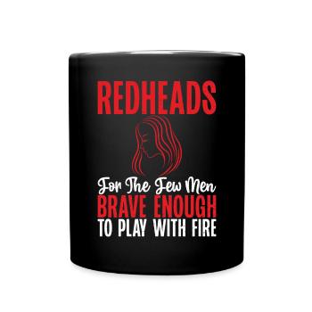 Redhead Gifts - Tasse einfarbig - Schwarz - Vorne