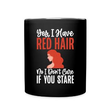 Redhead Gifts - Tasse einfarbig - Schwarz - Vorne