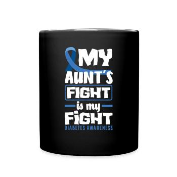 Cadeau pour diabétiques de type 1 pour diabétiques de type 1 - Mug uni - noir - Devant