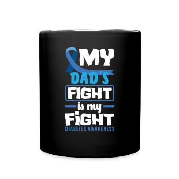 Cadeau pour diabétiques de type 1 pour diabétiques de type 1 - Mug uni - noir - Devant