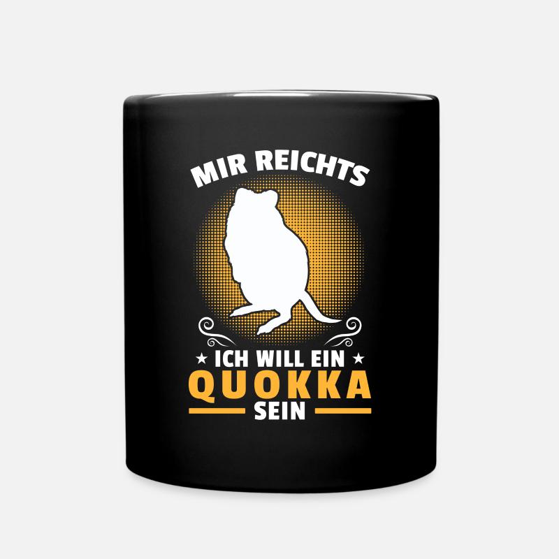 Will ein Quokka sein Beuteltier Quokka - Tasse einfarbig - Schwarz
