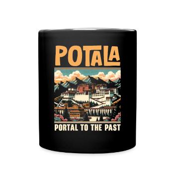 Potala Palace China Travel Vacation Chinese - Full Colour Mug - black - Front