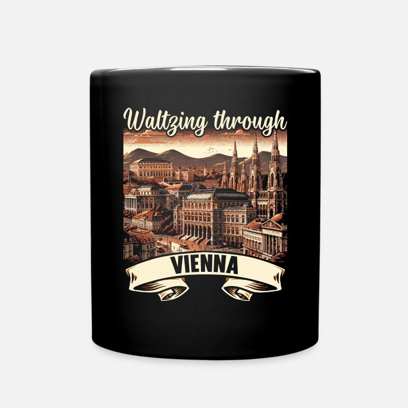 Vienne, Autriche, Voyage, Vacances, Pays, Autriche - Mug uni - noir