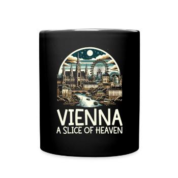 Vienna Austria Travel Vacation Country Austrian - Full Colour Mug - black - Front
