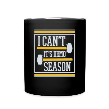 Es ist Demo-Saison Home Improvement Experts House - Tasse einfarbig - Schwarz - Vorne