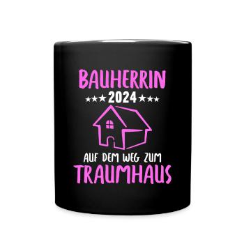 En route vers le constructeur de maisons de rêve 2024 - Mug uni - noir - Devant