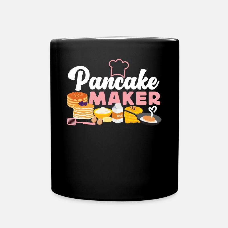 Pancake Lover Kids Pancake Maker - Tasse einfarbig - Schwarz