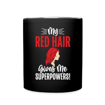 Redhead Gifts - Tasse einfarbig - Schwarz - Vorne