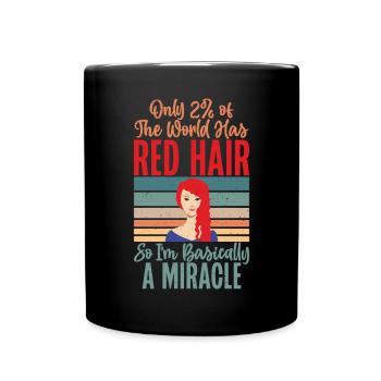 Redhead Gifts - Tasse einfarbig - Schwarz - Vorne