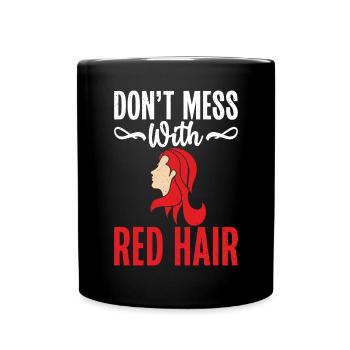 Redhead Gifts - Tasse einfarbig - Schwarz - Vorne