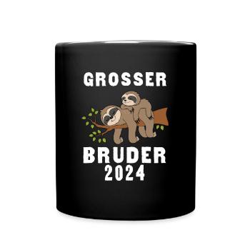 Grand Frère 2024 - Mug uni - noir - Devant