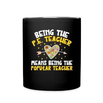 Physical Education Teacher Physical Education Teacher - Full Colour Mug - black - Front