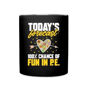 Physical Education Teacher Physical Education Teacher - Full Colour Mug - black - Front