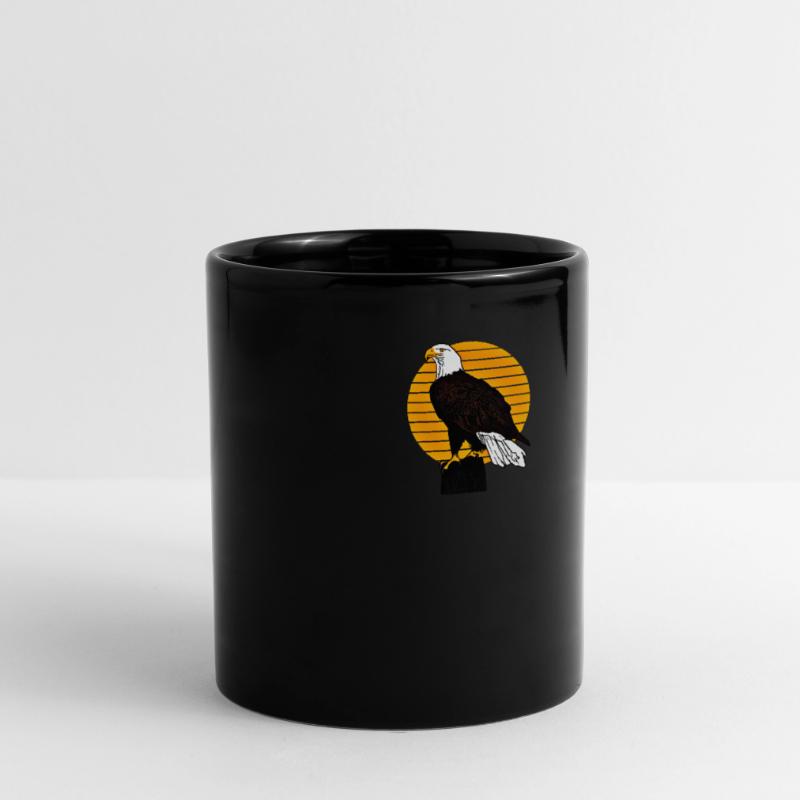 Bald Eagle - Bird Eagle Graphic Design Full Colour Mug