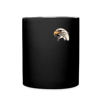 Bald Eagle - Bird Eagle Graphic Design - Full Colour Mug - black - Front