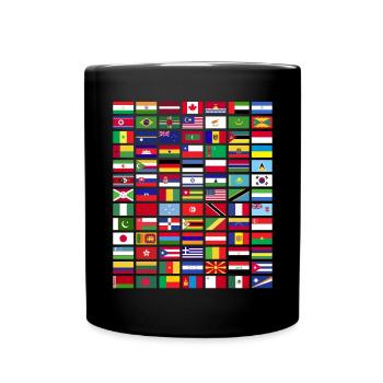 All countries Flags of the world 287 Flag - Full Colour Mug - black - Front