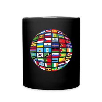 All countries Flags of the world 287 Flag - Full Colour Mug - black - Front