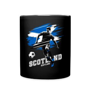 Football Scotland Scotland Flag Flag Player - Full Colour Mug - black - Front