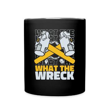 Was The Wreck Home Improvement Experts House - Tasse einfarbig - Schwarz - Vorne