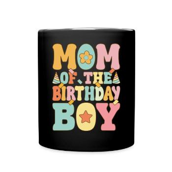 Monster Truck Lover Birthday Party - Full Colour Mug - black - Front