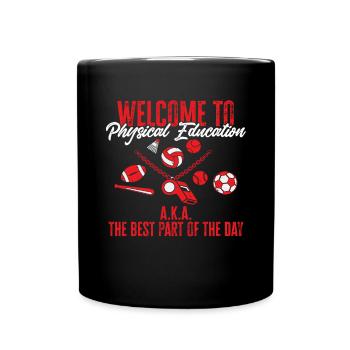 Physical Education Teacher Physical Education Teacher - Full Colour Mug - black - Front