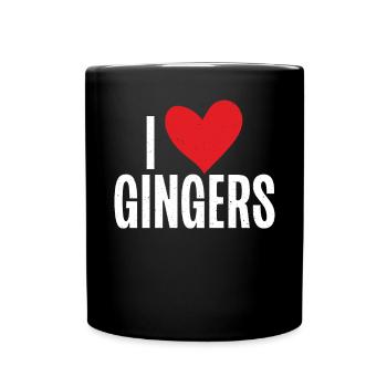 Redhead Gifts - Tasse einfarbig - Schwarz - Vorne