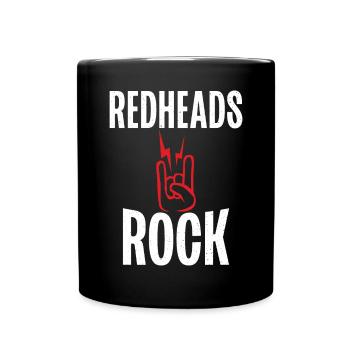 Redhead Gifts - Tasse einfarbig - Schwarz - Vorne