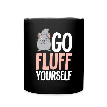 Chinchilla - Tasse einfarbig - Schwarz - Vorne