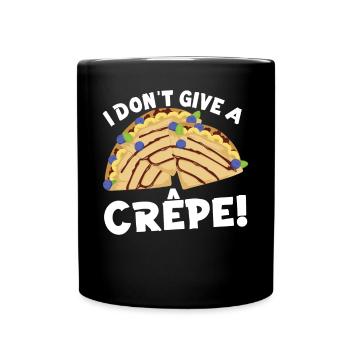 Pancake Lover Kids Pun I Don't - Full Colour Mug - black - Front