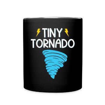 Drôle Tornade Hurricane Weather Chaser - Mug uni - noir - Devant