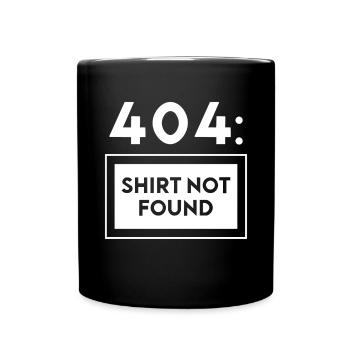 Software Developer, Computer Engineer, Nerd - Full Colour Mug - black - Front
