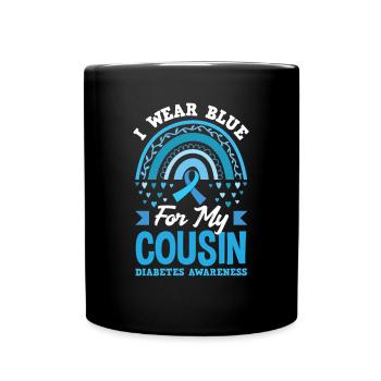 Cadeau pour diabétiques de type 1 pour diabétiques de type 1 - Mug uni - noir - Devant