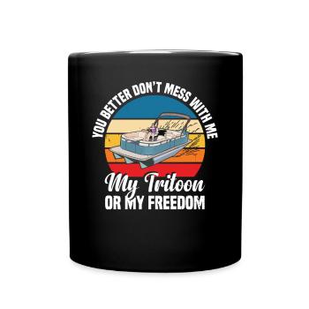 Capitaine Tritoon - Mug uni - noir - Devant