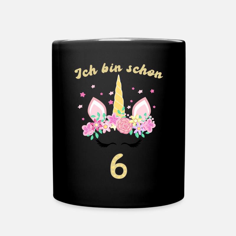 Ich Bin Schon 6 - Tasse einfarbig - Schwarz