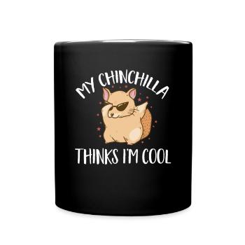 Chinchilla - Tasse einfarbig - Schwarz - Vorne