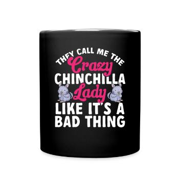 Chinchilla - Full Colour Mug - black - Front