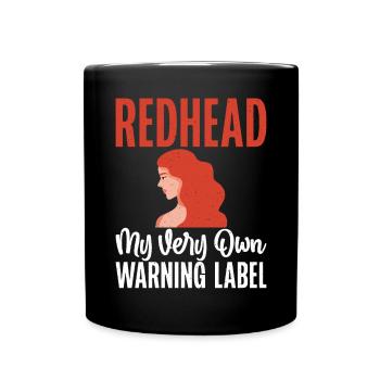 Redhead Gifts - Tasse einfarbig - Schwarz - Vorne
