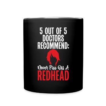 Redhead Gifts - Tasse einfarbig - Schwarz - Vorne