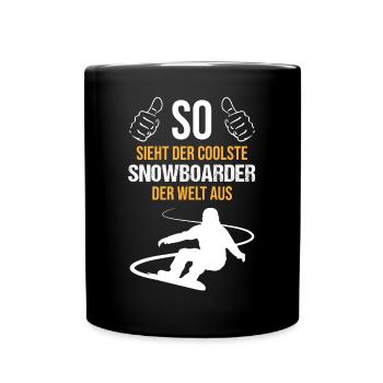 Les meilleurs snowboarders – les meilleurs du monde - Mug uni - noir - Devant
