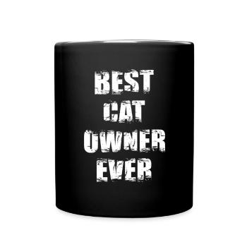 Best Cat Owner - Full Colour Mug - black - Front