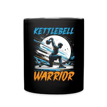 Kettlebell Workout Fitness Journey Bodybuilder - Mug uni - noir - Devant