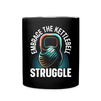 Kettlebell Workout Fitness Journey Bodybuilder - Mug uni - noir - Devant