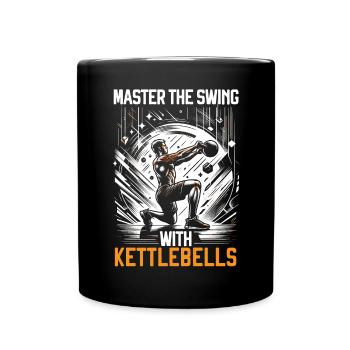 Kettlebell Workout Fitness Journey Bodybuilder - Mug uni - noir - Devant