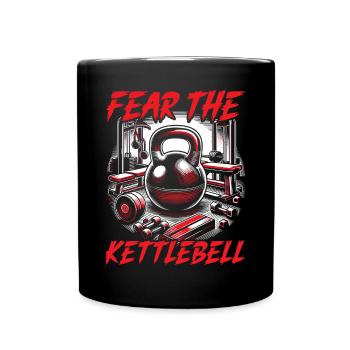 Kettlebell Workout Fitness Journey Bodybuilder - Mug uni - noir - Devant