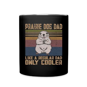 Funny Prairie - Chien amant drôle de rongeur - Mug uni - noir - Devant