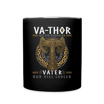 Vathor - Father's Day Father's Day Gift Viking - Full Colour Mug - black - Front